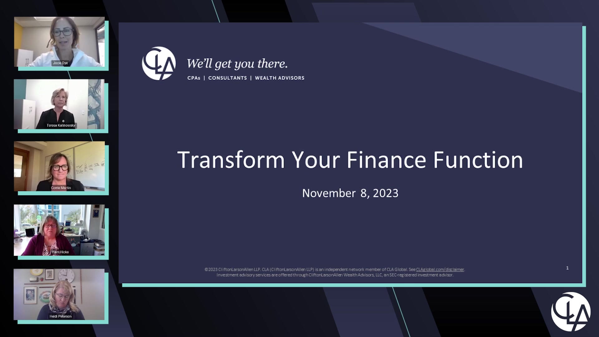 Transform Your Finance Function | CLA (CliftonLarsonAllen)