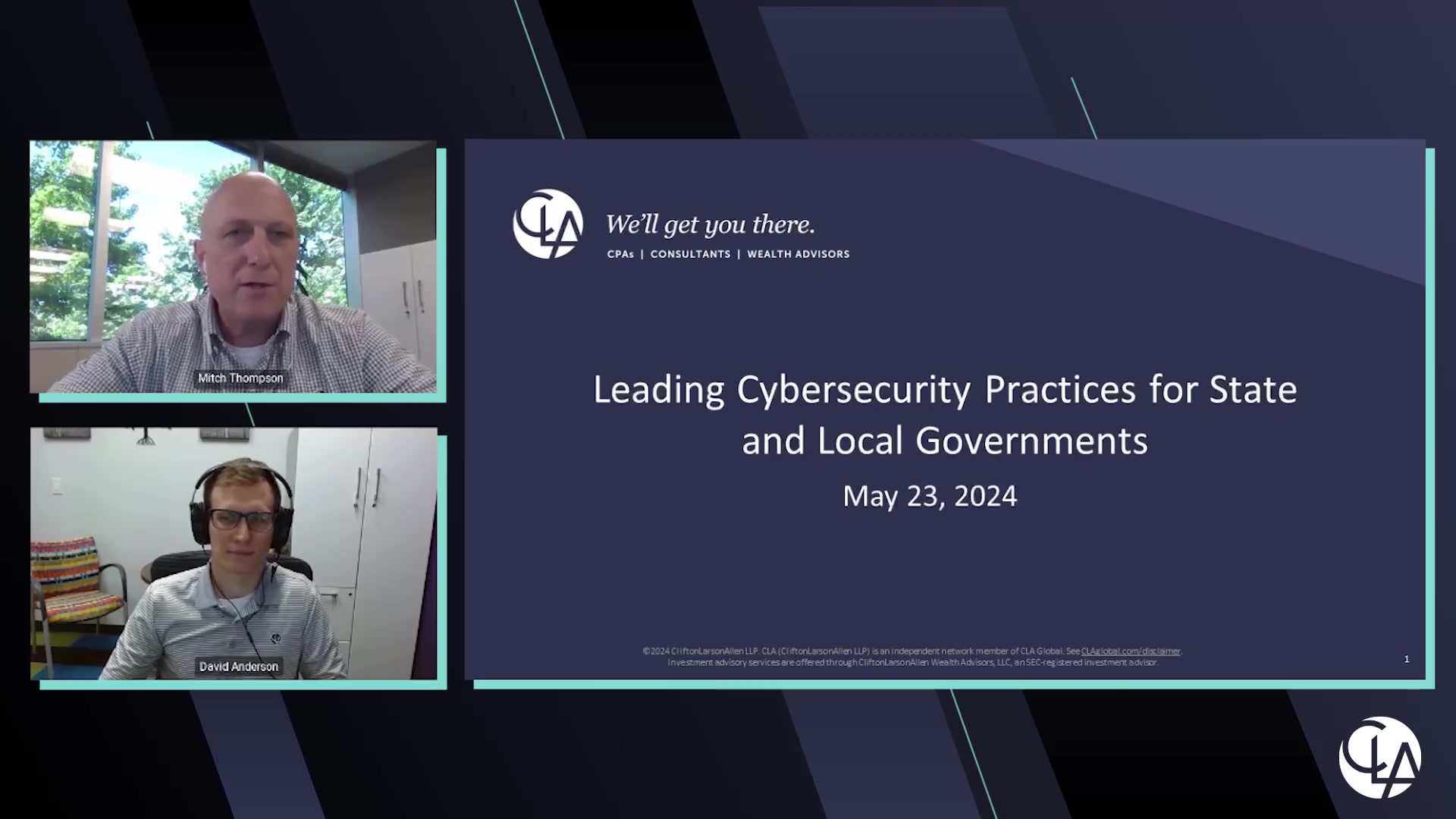 Leading Cybersecurity Practices For State And Local Governments | CLA ...